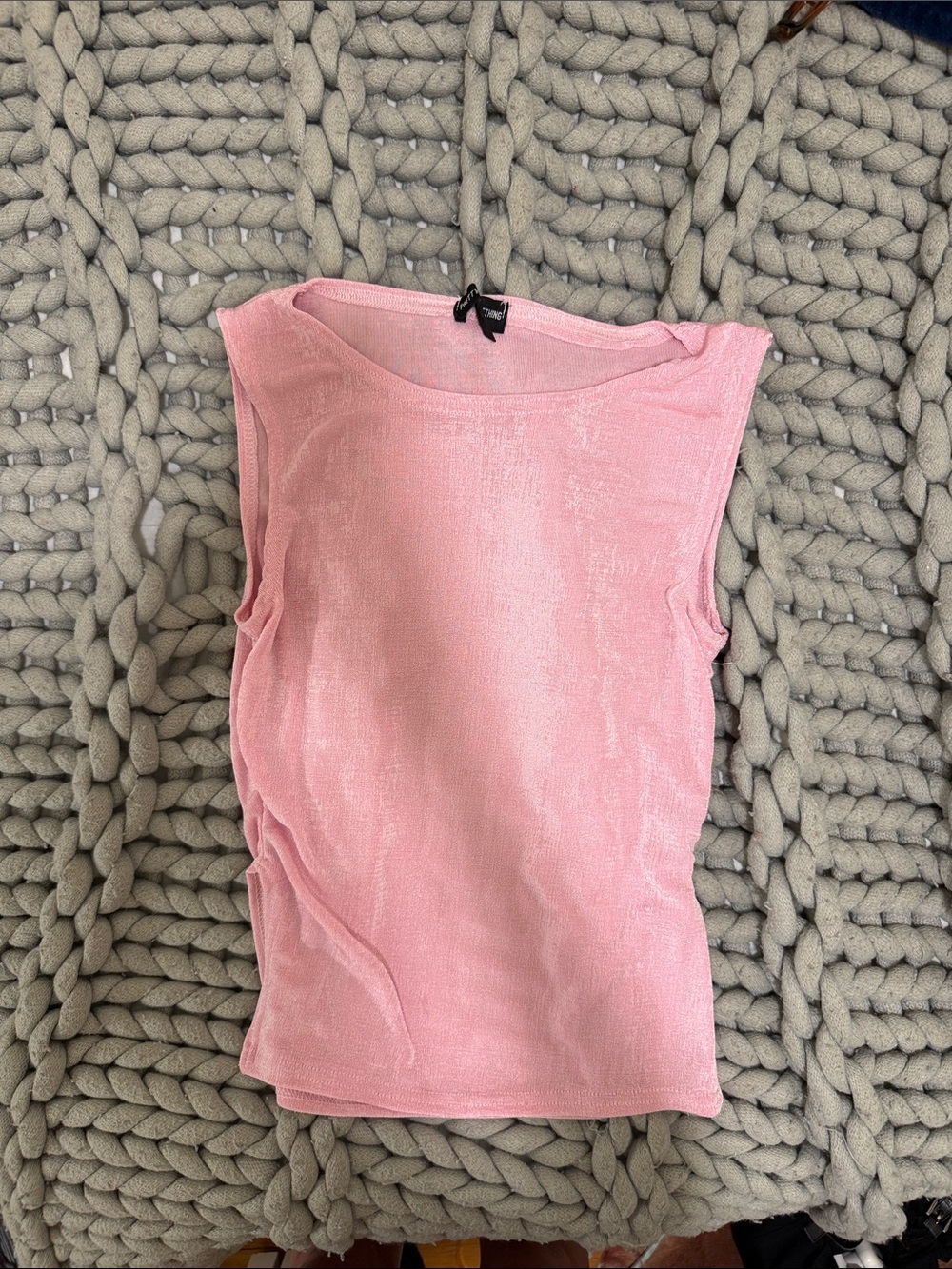 Women's Pink Sleeveless Tank Top
